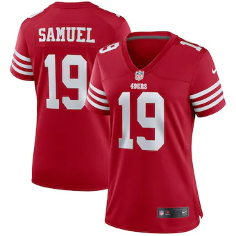 womens nike deebo samuel scarlet san francisco 49ers player